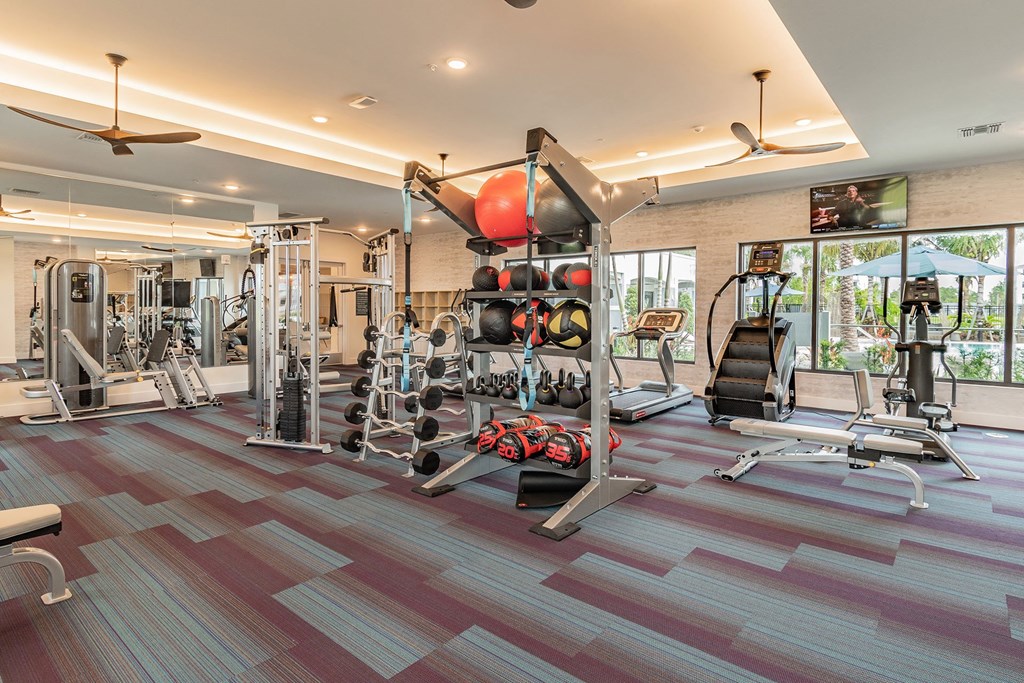 Fully Equipped Fitness Center at Edge75, Naples, FL