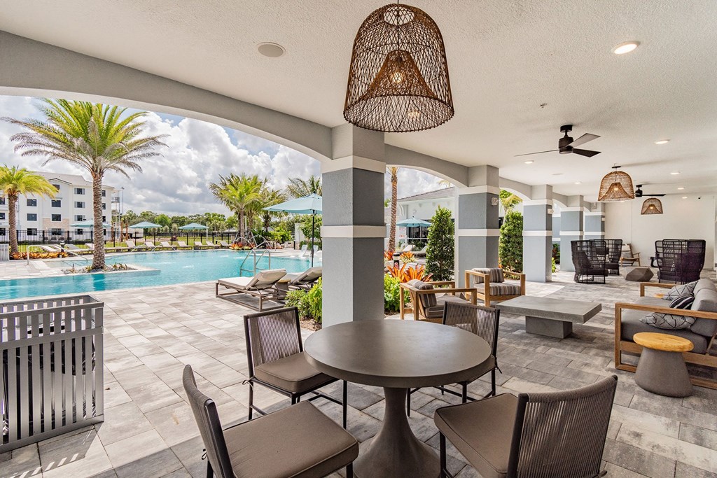 Outdoor Kitchen Tables at Edge75, Florida