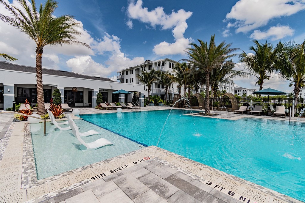 Poolside Sundeck Chairs at Edge75, Florida 34104