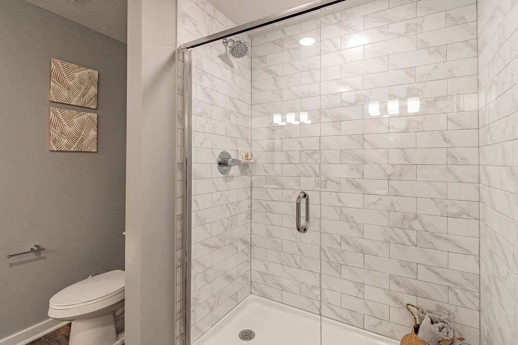 Bathroom Shower at Edge75, Florida