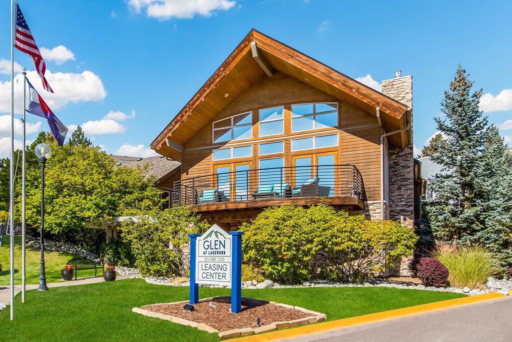 Leasing Office Building Exterior at Glen at Lakewood, Colorado