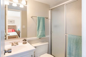Bathroom shower 453 Van Gordon Street Studio-2 Beds Apartment for Rent - Photo Gallery 4