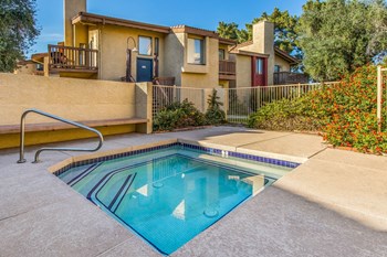 Outdoor Jacuzzi Outdoor Jacuzzi at Glen at Mesa Apartments, Mesa, AZ 85201 - Photo Gallery 3