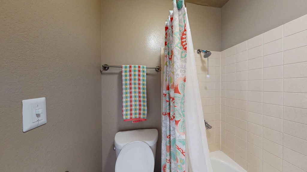 Bathroom with shower at Glen at Hidden Valley, Reno, Nevada