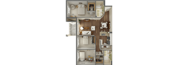 Halsey Floor Plan at Heritage Cove, Florida