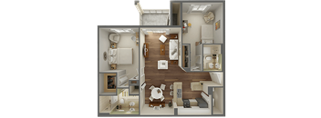 Pierce Floor Plan at Heritage Cove, Stuart, Florida