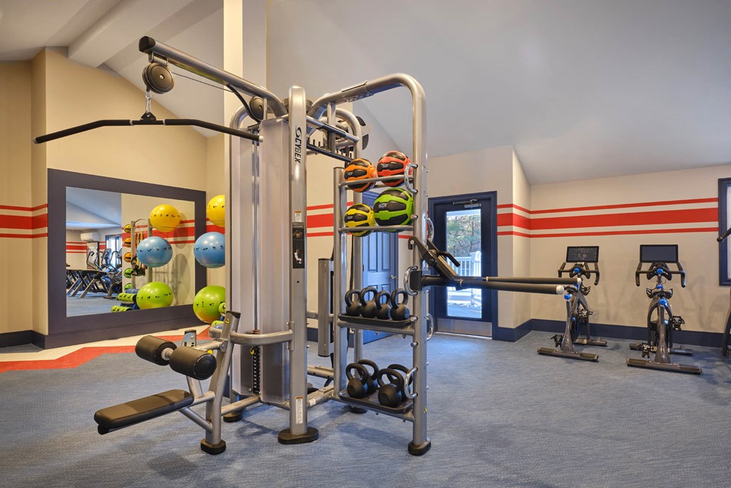 Fitness Center Fitness Center at Heritage at the River, New Hampshire