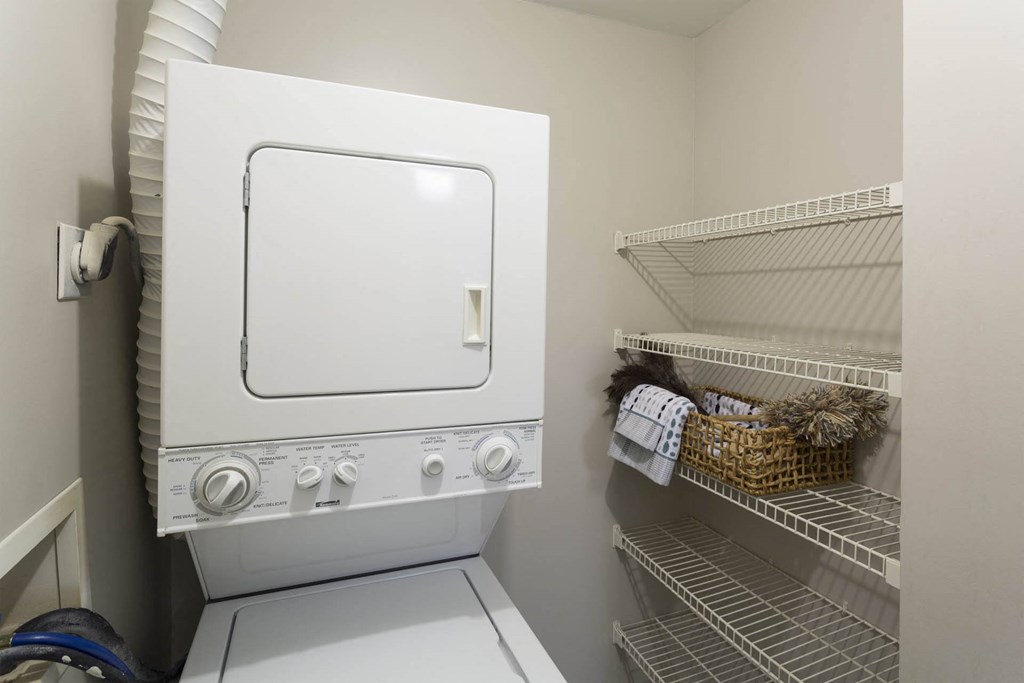 Stacked Washer/Dryer at Heritage at Waters Landing, Maryland