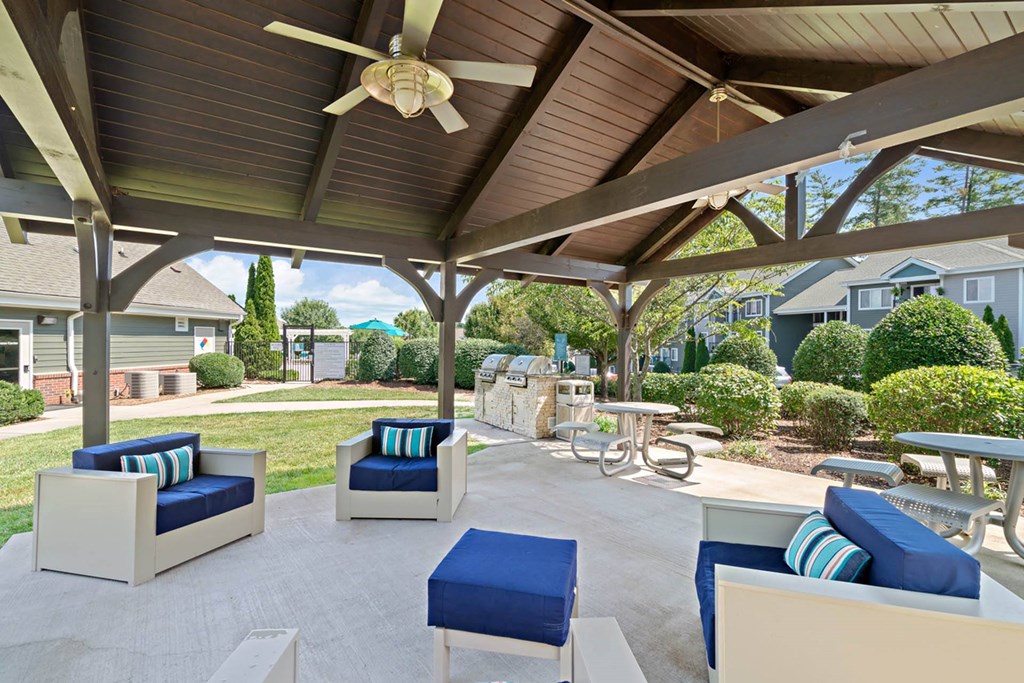 Outdoor Lounge Area at Heritage at the Peak, Asheville, North Carolina