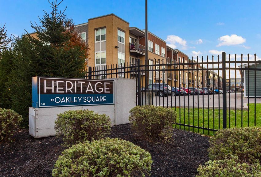 Property Signage at Heritage at Oakley Square, Ohio, 45209 - Photo Gallery 1