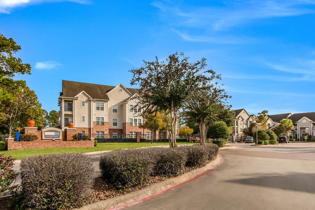 Property Entrance at Kingwood Glen, Texas