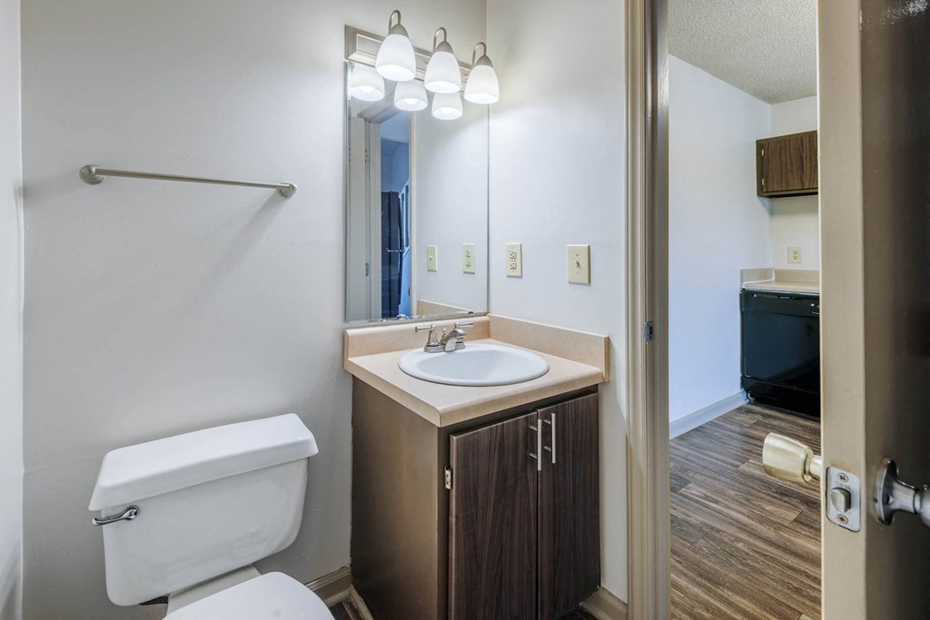 Bathroom at Lofts of Wilmington, North Carolina, 28405