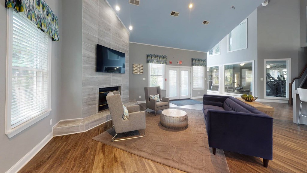 Clubhouse Fireplace Lounge at Montclair Apartments, Silver Spring, MD