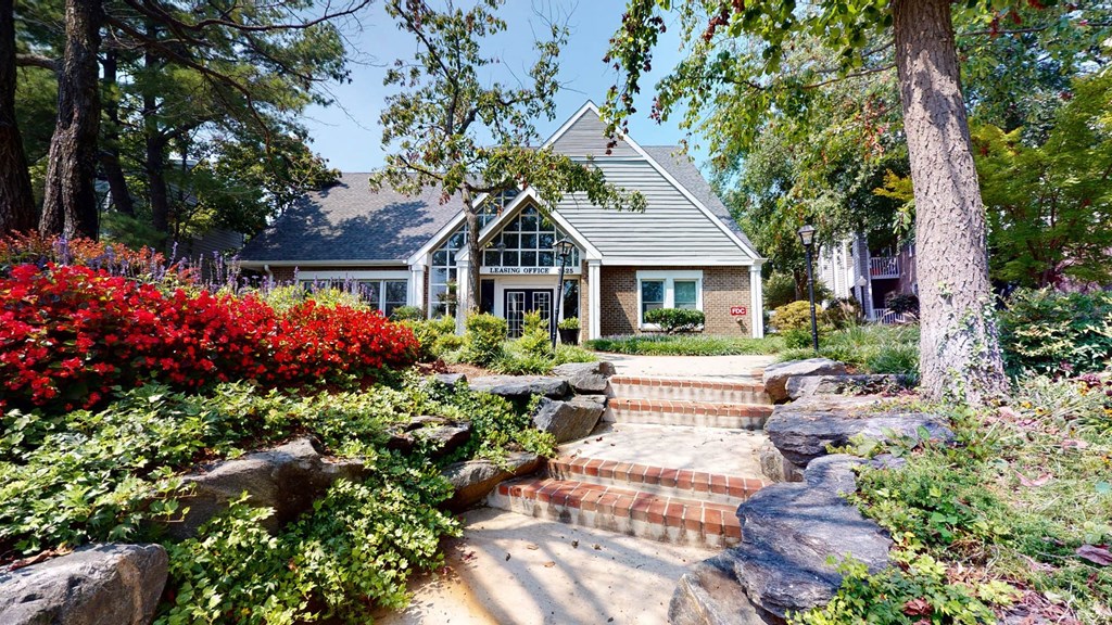 Walking Path to Leasing Office at Montclair Apartments, Maryland, 20904