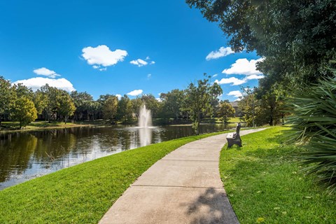 Lakeside Walking Path at Heritage Cove, Stuart, Florida 34997