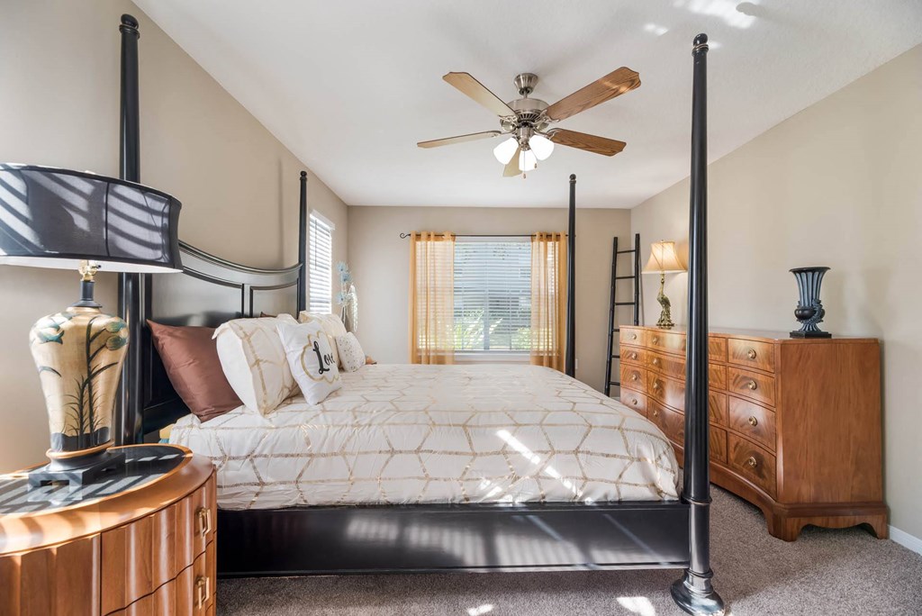 Carpeted Bedrooms at The Parkway at Hunters Creek, Orlando, Florida