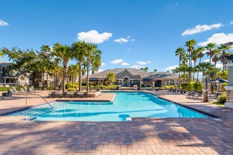 Large Outdoor Pool at The Parkway at Hunters Creek, FL 32837