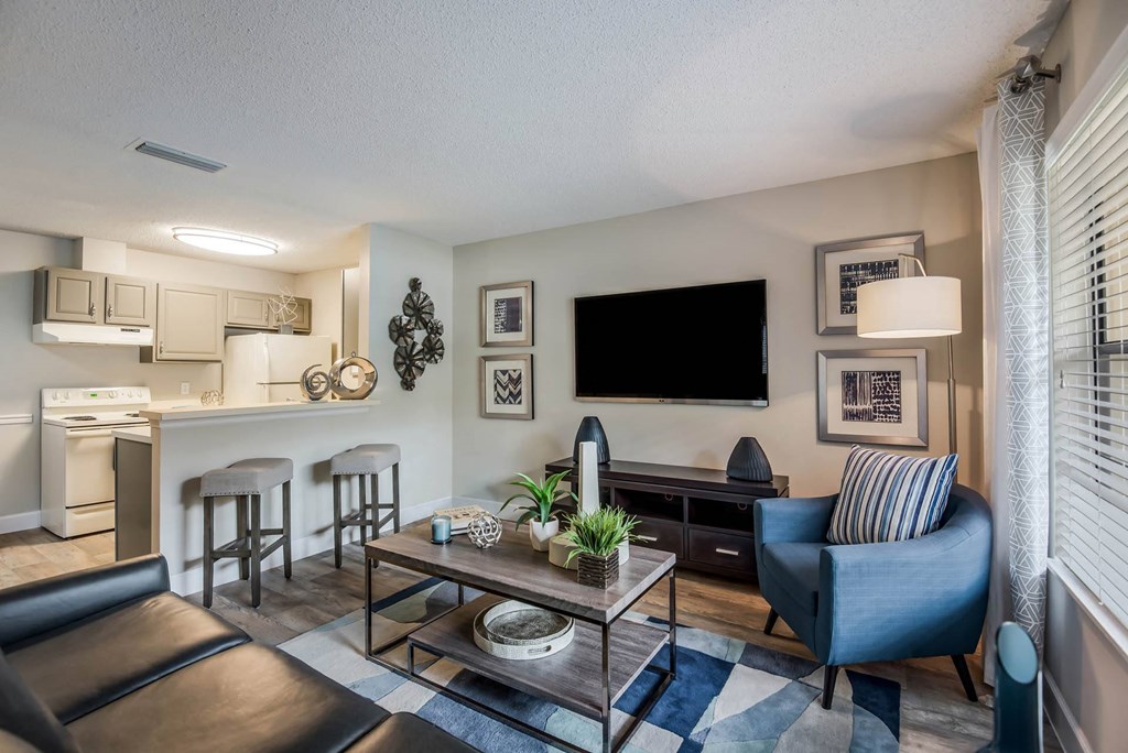 Living Room at Sanford Landing Apartments, Sanford