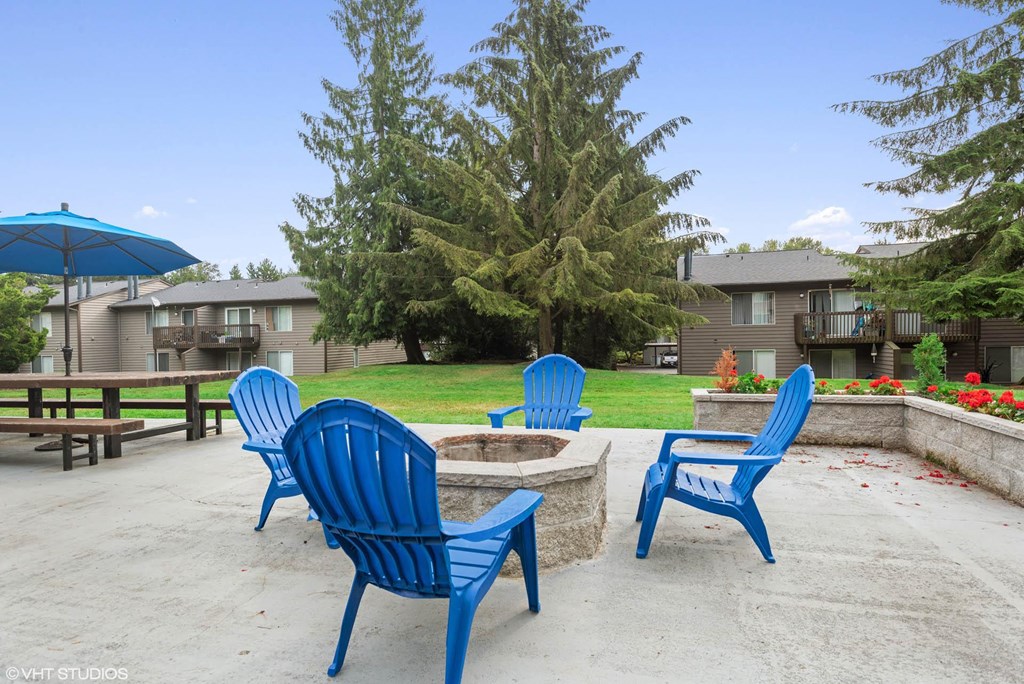 Outdoor Fire Pit at North Creek Apartments, Everett, 98208