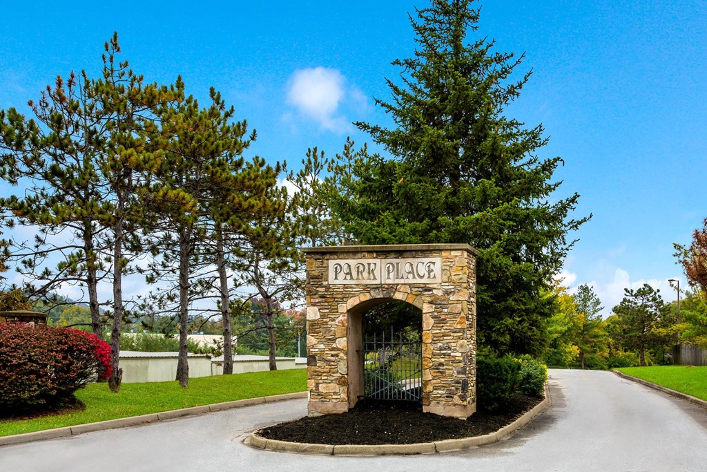 Entrance at Park Place Apartments, Louisville