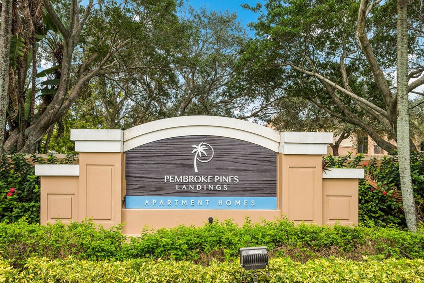 Property Signage at Pembroke Pines Landings, Pembroke Pines, FL, 33025 - Photo Gallery 1