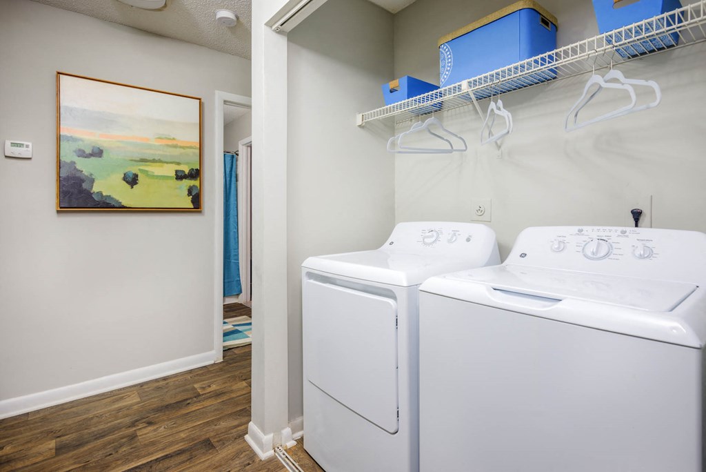In Home Full Size Washer And Dryer at The Pointe at Irving Park, Greensboro, NC, 27408