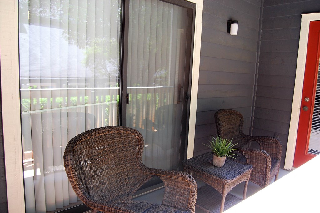Balcony And Patio at The Pointe at Irving Park, North Carolina