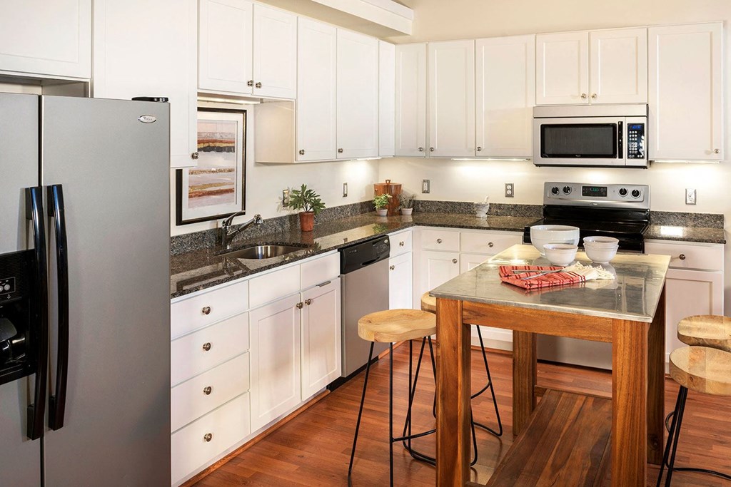 Fully Equipped Kitchen at Riverwalk Apartments, Lawrence, Massachusetts 01843