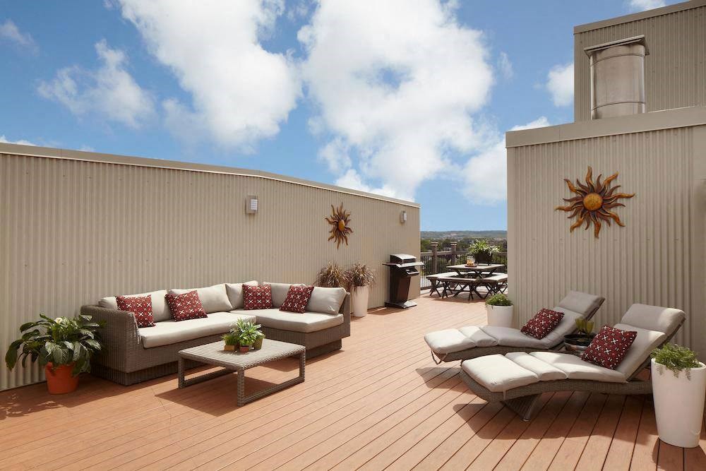 Outdoor Roof Deck at Riverwalk Apartments, Massachusetts 01843