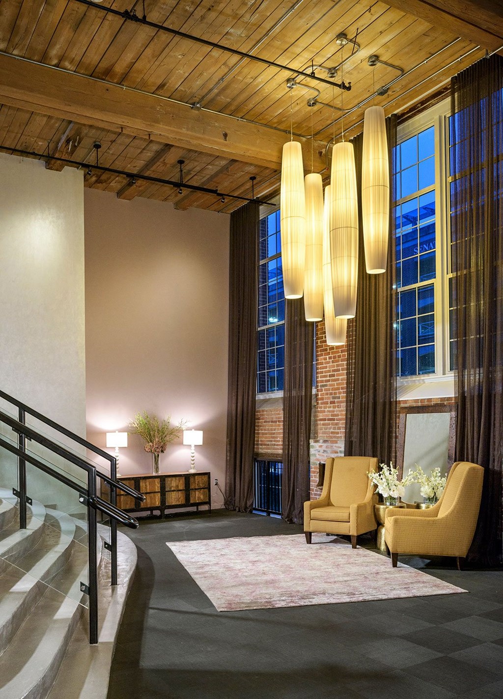 Lobby Foyer at Riverwalk Apartments, 01843