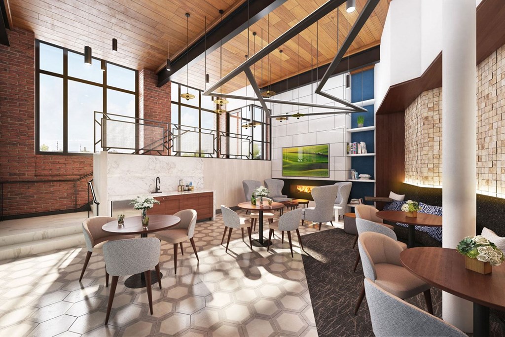 Meeting Area at Riverwalk Apartments, Lawrence, Massachusetts 01843