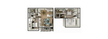 Newport Floor Plan at Sanford Landing Apartments, Sanford, FL, 32771