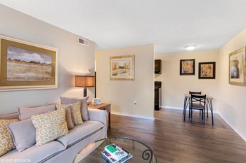 Wood Floor Living Room at Sarasota South, Bradenton, 34207 - Photo Gallery 5