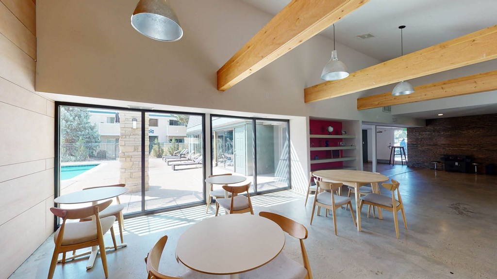 Clubhouse Dining Area at Spyglass Creek, Denver, CO