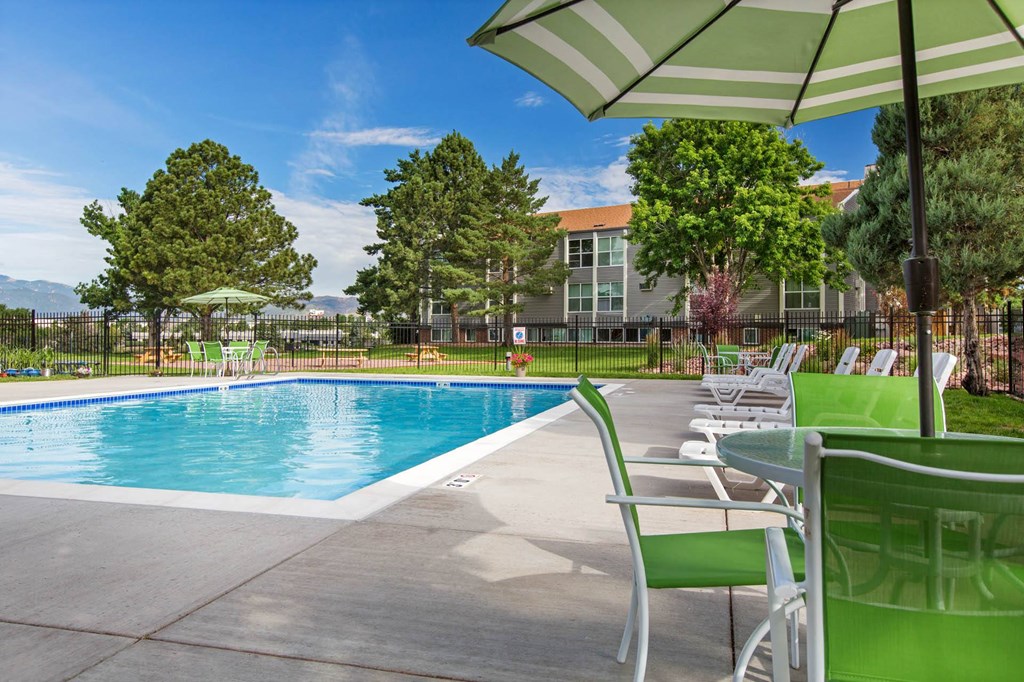 Poolside Dining Tables Poolside Dining Tables at The Montecito, Colorado Springs, 80916