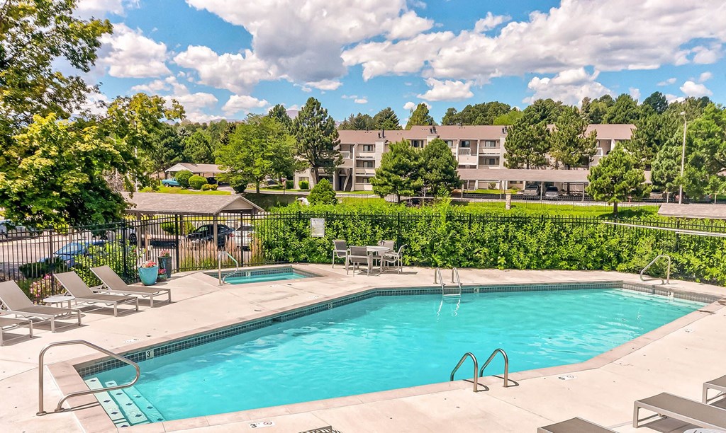 Pool View at Union Heights Apartments, Colorado
