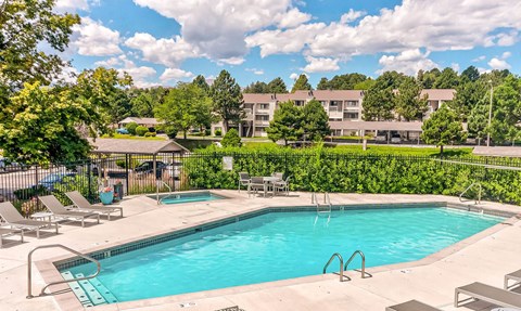 Pool View at Union Heights Apartments, Colorado