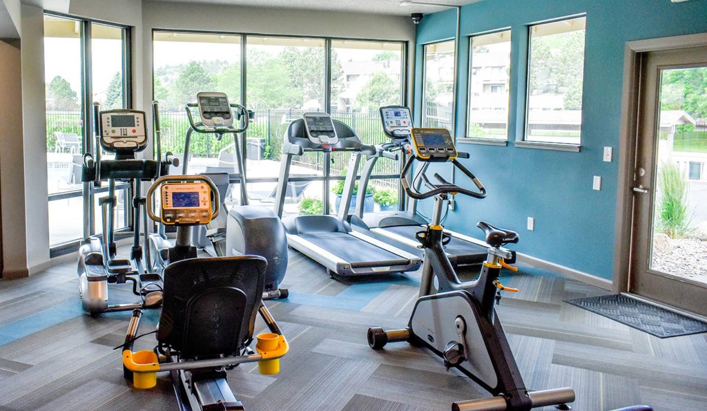 Cardio Bike And Training Space at Union Heights Apartments, Colorado, 80918