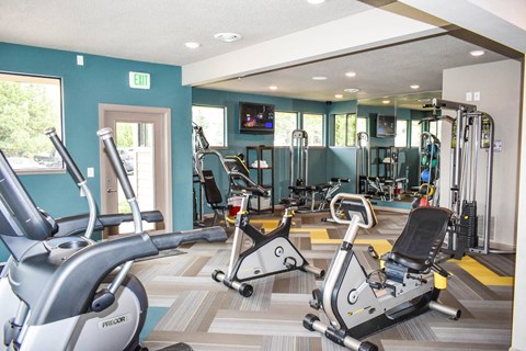 Fitness Center With Modern Equipment at Union Heights Apartments, Colorado
