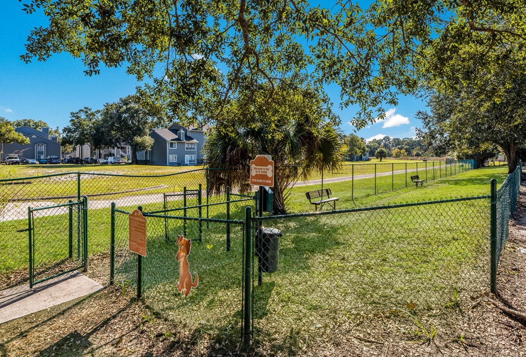 Fenced Dog Park at University Park Apartments, Orlando