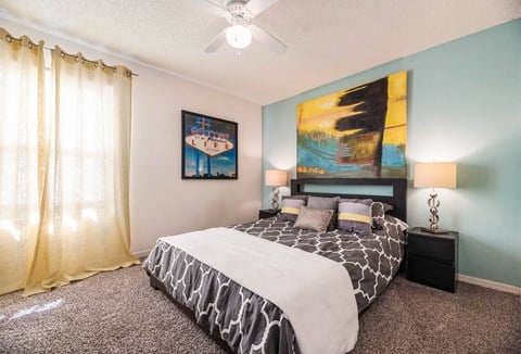 Bedroom at University Park Apartments, Orlando, FL, 32817