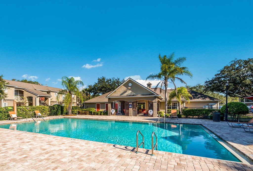 Pool at University Park Apartments, Orlando, FL, 32817