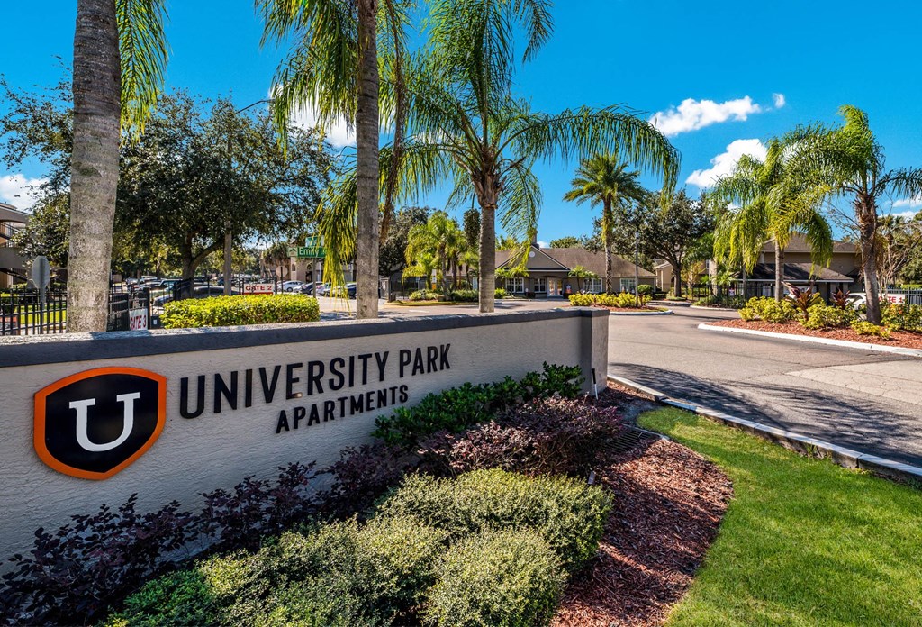 Entrance Signage at University Park Apartments, Florida, 32817