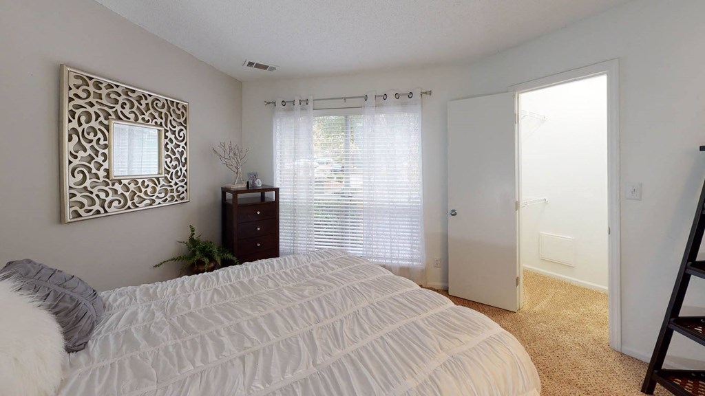 Bedroom with Closet at University Ridge Apartments, Durham