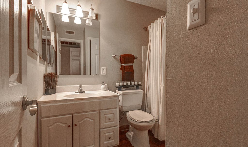 Bathroom at University Village Apartments, Colorado Springs