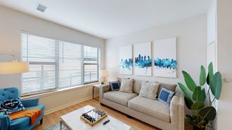 Cozy Living Room at The View at Old City, Philadelphia - Photo Gallery 5