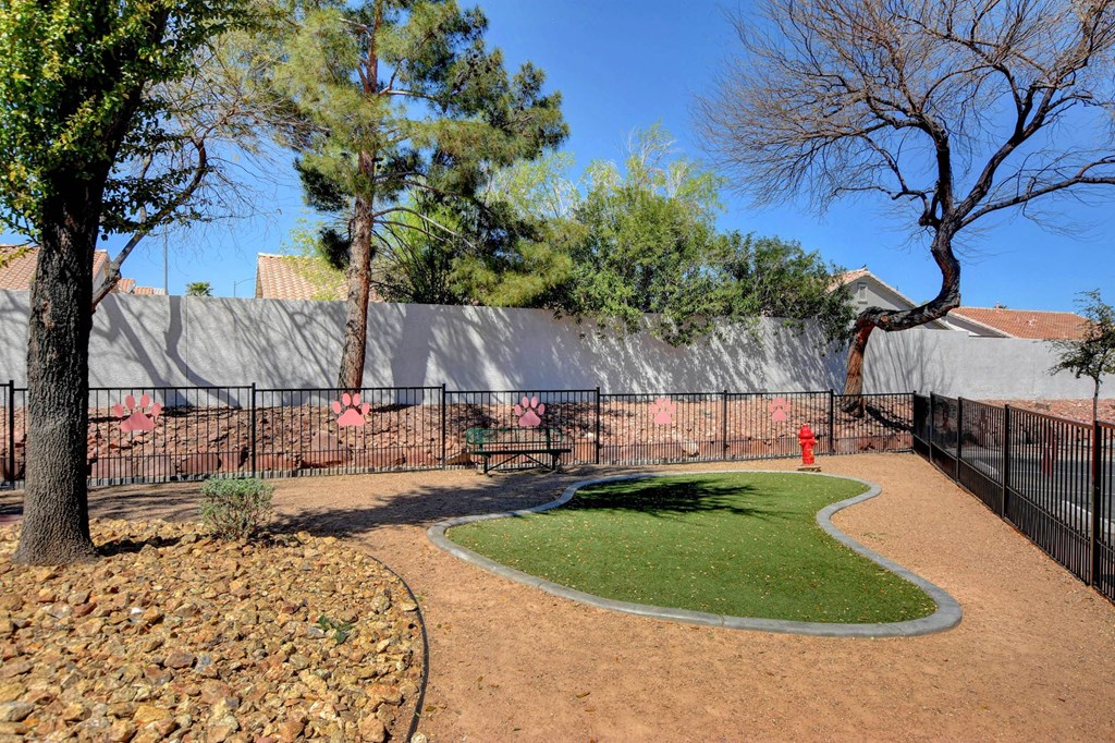 Fenced Dog Park at Villa Serena, Henderson, Nevada