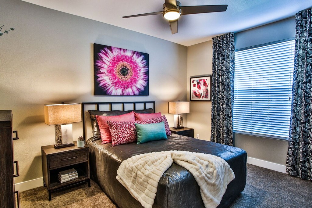 Carpeted Bedroom at Villa Serena, Nevada
