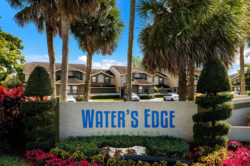 Property Signage at Water's Edge, Sunrise, FL - Photo Gallery 1