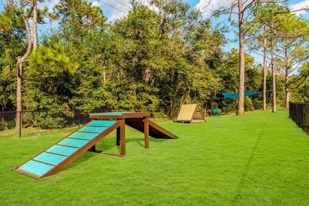 Dog Park Play Area at Whisper Lake Apartments, Winter Park, Florida